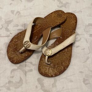 Tory Burch Cream Sandals size 6